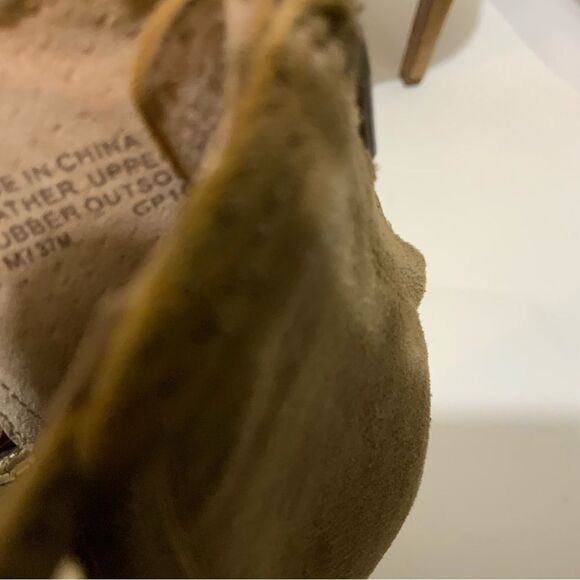 Michael Kors Tan Open Toe Suede Heeled Booties 7M - Picture 9 of 15